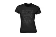 Led Zeppelin Womens/Ladies USA 1977 T-Shirt (Black) (XL)