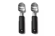 OXO Stainless Steel Ice Cream Scoop Black Set of 2