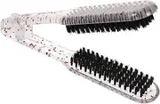 Hair Straightening Comb Material Double Sided Hair Straightener Heat Resistant Styling Tool Hairdressing Brush Safe for Hair