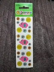 SandyLion Prismatic Piggy Bank Coin Stickers