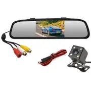 Reverse Camera Night Reversing Camera Rear View Mirror Kit Waterproof HD Monitor