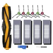 Replacement Accessories Kit Fit for Yeedi Vac/Vac Max/Vac Station Robot Vacuum, Main Brush Filter S