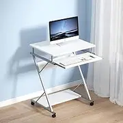 Computer Desk Keyboard Tray Shelf White 60CM Home Office Furniture Workstation