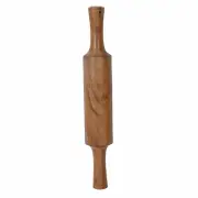 Handmade Wooden Belan Rolling Pin Roti Papad Chapati Maker Roller Kitchen Uses