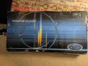 NEW Vintage NOS Sealed First Waterfall Moving Light Picture 39x19 Large RARE!!