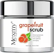 Mexmy Grapefruit Cleansing Face Scrub Juniper Berry Cypress, Detoxifying, Exfoliates Impurities, Purifying Body Polish, Refreshes Skin, Body Exfoliate, 100 gm