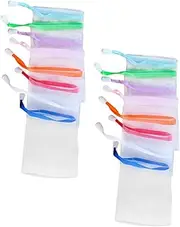Healeved 30pcs Foaming Net Soap Bar Soap Soap Pouch Exfoliating Soap Saver Soap Net Soap Pouch Foam Net Bar Soap Nylon