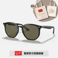 在飛比找ETMall東森購物網優惠-【RayBan 雷朋】瘦子配戴款 六角形膠框偏光太陽眼鏡(R