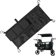 Stroller Cargo Net,Cargo Storage Net with Sorting Pocket - 600D Oxford Fabric Cargo Storage Net for Beach Trip, Outdoor Adventure, Camping, Shopping