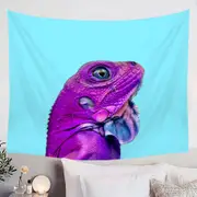 Cool Purple Dragon Lizard Tapestry