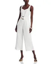T Tahari Sleeveless Sweetheart Belted Jumpsuit 16