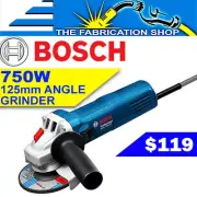 Bosch 5" 125mm 750W Angle Grinder Metal Steel Corded Electric Power GWS 750-125
