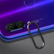 Camera Lens Protector Ring Tempered Glass Film for Xiaomi Redmi Note 8- Black