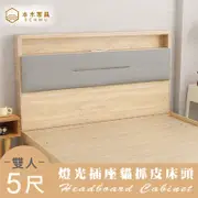 本木家具-查爾 舒適靠枕床頭-雙人5尺