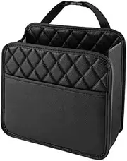 EXAOMBLE Car Backseat Organizer Multifunctional Seat Back Storage for Phones Keys Umbrellas Straps for Easy Installation Stylish Design for Tidy Car Interior