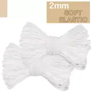 JOBLOT 2mm Round Elastic Cord – Stretch Bead cord for Crafts 840m/1400m/2500m