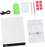 Beatifufu 1 Set LED Light Pad Kit for Painting Complete DIY Bead Art Tools with Light Board for Crafting and Creative Projects Drawing