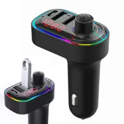 Bluetooth FM Transmitter for Car Adapter Wireless Radio Car Receiver Dual USB Fast Car Charger Auto