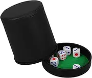 CATIEBYE Luxury Dice Cup Set: 6pc Dice Holder Velvet Lining Noise Reduction for KTV/Party/Travel Game Accessories