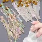 Nails Abalone Shell Slice Nail Art Stickers Glitter Sequin Fragment 3D Gradi ❤LT