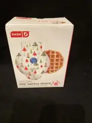 Dash Holiday Christmas Trees Mini Waffle Maker