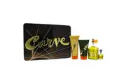 Curve by Liz Claiborne for Men - 4 Pc Gift Set 4.2oz Cologne Spray, 0.25oz Cologne Splash, 3.4oz After Shave Balm, 2.5oz Shower Gel