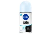 NIVEA Black & White Invisible Pure Anti-perspirant Roll-on Deodorant 50mL