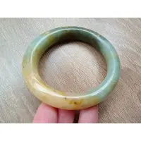 在飛比找蝦皮購物優惠-[ 璞韻玉飾 ] 59mm 莫內花園 玉石王花玉 岫玉岫岩玉