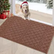 REFETONE Indoor Doormat Front Back Door Mat 32"x48" Absorbent Rubber Backing ...