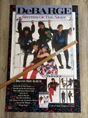 VINTAGE POSTER: DeBARGE Rhythm Of The Night (Original InStore 1985) Motown