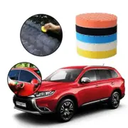 5pcs 7"180mm Car Polisher Pad Buffer Waxing Buffing Polishing Sponge Pads Kit NJ