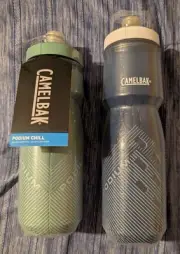 2 Pk CamelBak Podium Chill Water Bottle - Sage 21 oz (1874302062) & Blue 710 ml