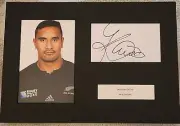 Jerome Kaino New Zealand All Blacks Rugby Champion with COA.