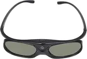 GL2100 Projector Glasses Active Shutter Rechargeable DLP-Link for All DLP Projectors Optama View Sharp Black One Size