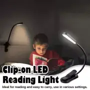 Usb Rechargeable Reading Light 3-level 7 Led DC5V Warm White 3000k Lamp Working