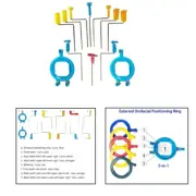 3 Kits Dental Multicolor Digital Phosphor Plate Positioner X-Ray System Holder