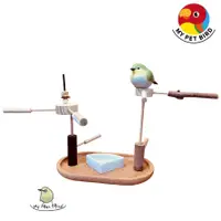 在飛比找蝦皮商城優惠-MY PET BIRD 綠繡眼專屬站架 小巧實用美觀 W32