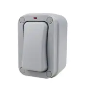 1 Open Dual Control Outdoor Switch Button Waterproof with Reliable Materials