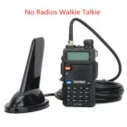 SMA-Female VHF/UHF Shark Fin Design Magnetic Antennas Baofeng UV-5R UV-82 Radios
