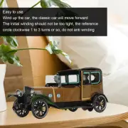 Clockwork Vintage Car Toy Tinplate Handcrafted Retro Wind Up Car Toy For DP