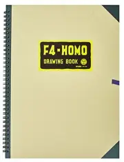 muse Drawing Paper Homo Book F4 163g White 23 Sheets, Ri AP-13 H-F4 655