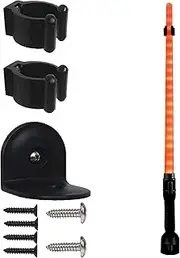 Universal Lightsaber Display Wall Mount Light Saber Wall Display Rack Holder Stand - Light Sabers Closet Organization Hooks Spring Clip - Easy to Install - Hardware Included - No Lightsaber