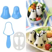 Plastic Sushi Nori Rice Mold Punch Pad Bento Tool Penguin Sushi Maker Sandwic...