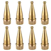8 Pcs Speaker Support Shockproof Feet Copper Foot Mat Audio Isolation Base