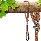 tSELEWARE Tree Swing Rope Hammock Chair Strap Hanging KitLength Adjustable Ny...