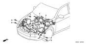 Genuine Honda Wire Harness Front End 32100-SDR-A02