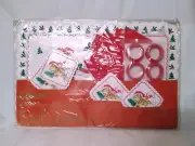 Holiday Coordinates 16 Pc Xmas Place Mats Set Poinsettia Holly Days Vintage