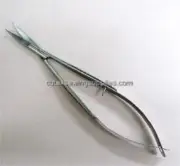 CURVED BLADE PUSH SNIP "SQUEEZE-SCISSORS" THREAD CUTTER
