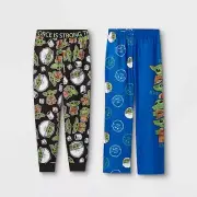 LEGO Baby Yoda Pajama Pants Sleep Lounge Mandalorian Star Wars Boy Girl Sz 4-12