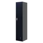 Salvatore Angelotti Lockable 1-Door Black Locker for Home or Office - Standard L